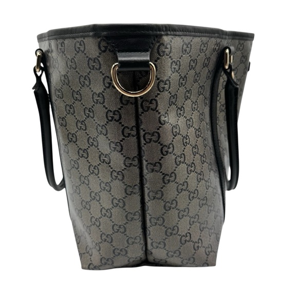 Gucci Black and Gray Signature Tote | Good Condition - Picture 5 of 17
